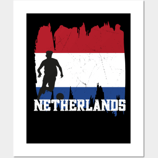 Netherlands Flag Soccer Football Team 2022 Posters and Art